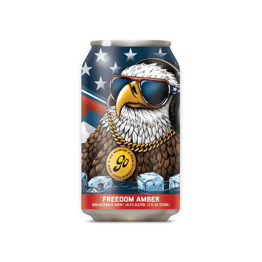 Go Brewing Freedom Amber Gluten-Free with Adaptogens 6-Pack