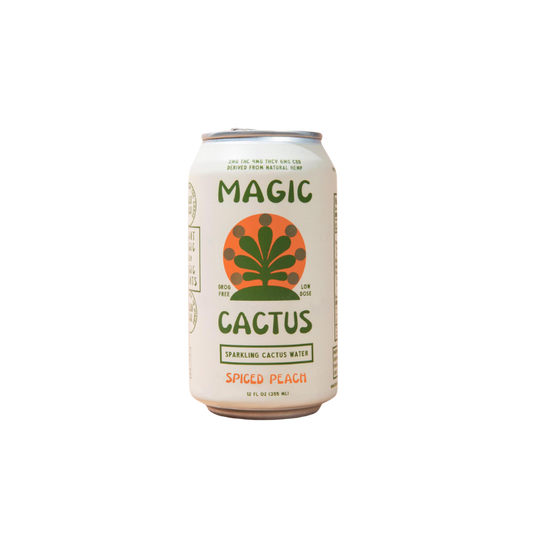 Magic Cactus Spiced Peach Low Dose THC Beverage Single