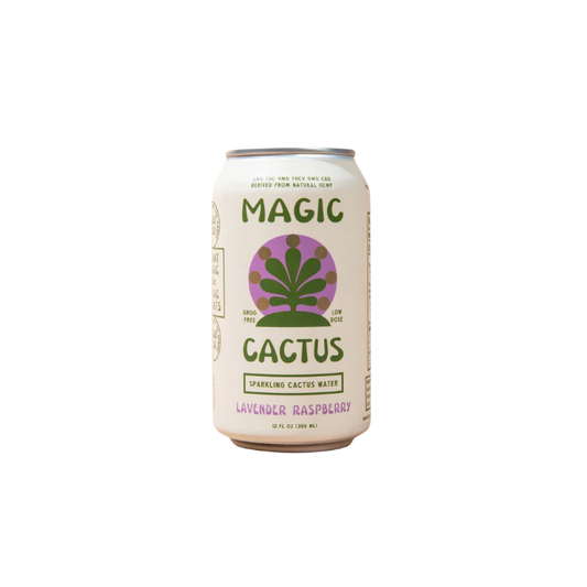 Magic Cactus Lavender Raspberry Low Dose THC Beverage 4-Pack