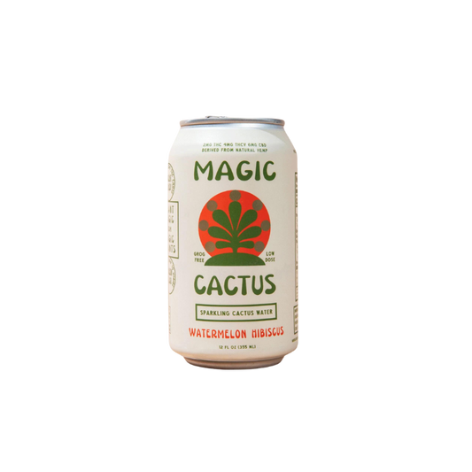 Magic Cactus Watermelon Hibiscus Low Dose THC Beverage 4-Pack