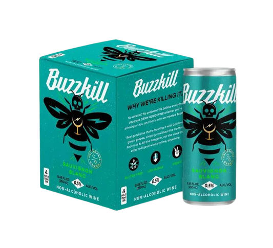 Buzzkill Non-Alcoholic Sauvignon Blanc 4-Pack
